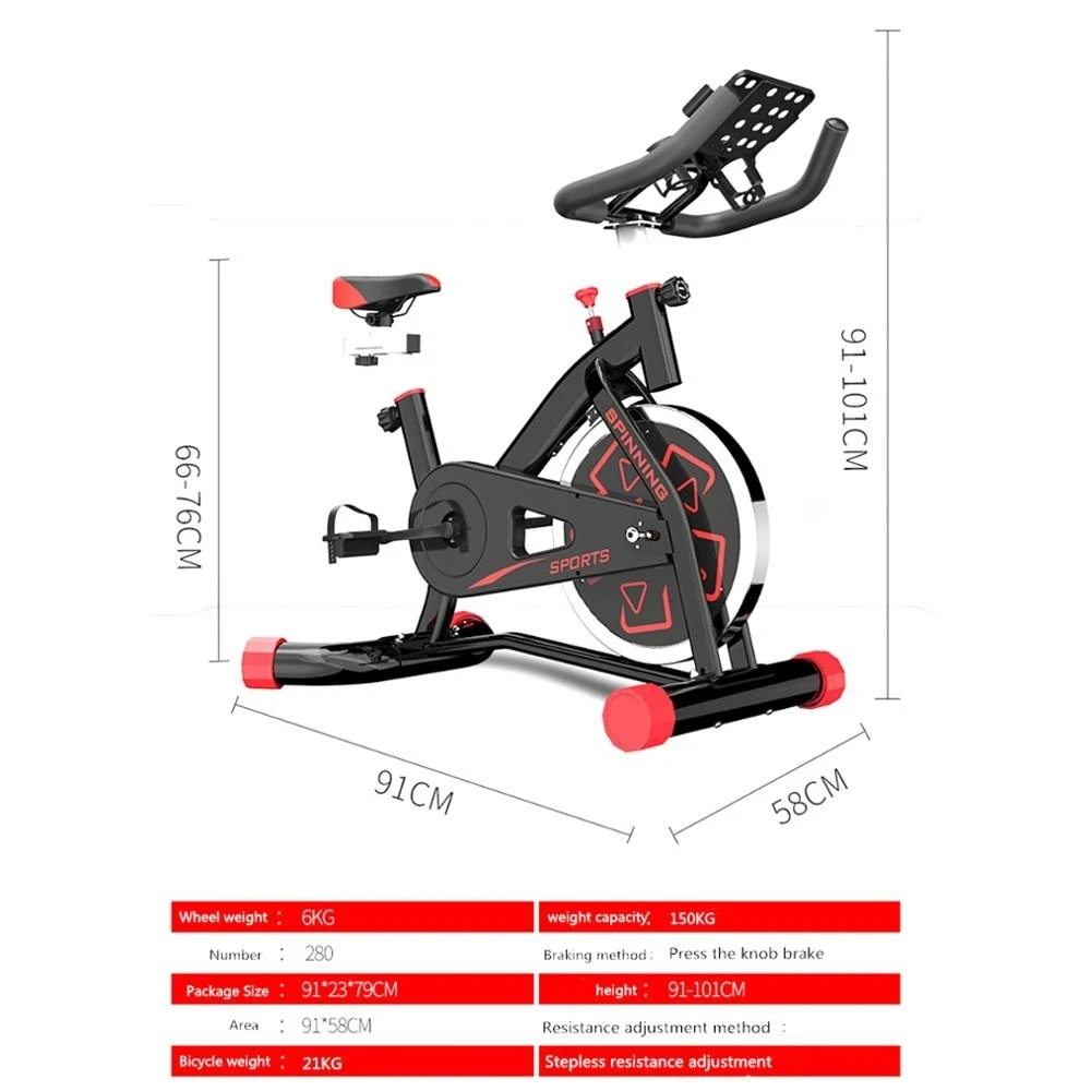 Family Fitness Bicycle Indoor Spinning Bikes for Gyms and Fitness Rooms for Intense Interval Training