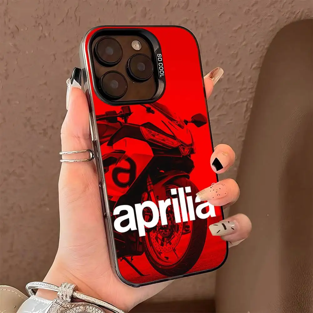 Coole Aprilia Racing Farb-Handyhülle für iPhone 17 16 15 14 13 12 11 Pro Max Plus Pro Schutzhülle – Detail 9