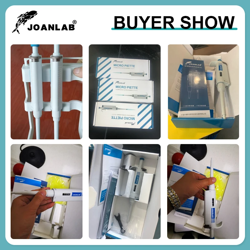 JOANLAB معدات مختبر ماصة ميكروبيبيت رقمية قابلة لل...