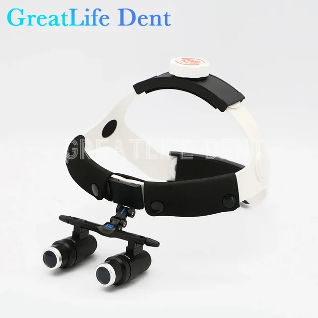 GreatLife Dent 4X 5X 6X 370-500mm KWS FD-501K Medical Surgical Dentist Loupe Magnifier Dental Magnifying Glasses Loupes Surgical