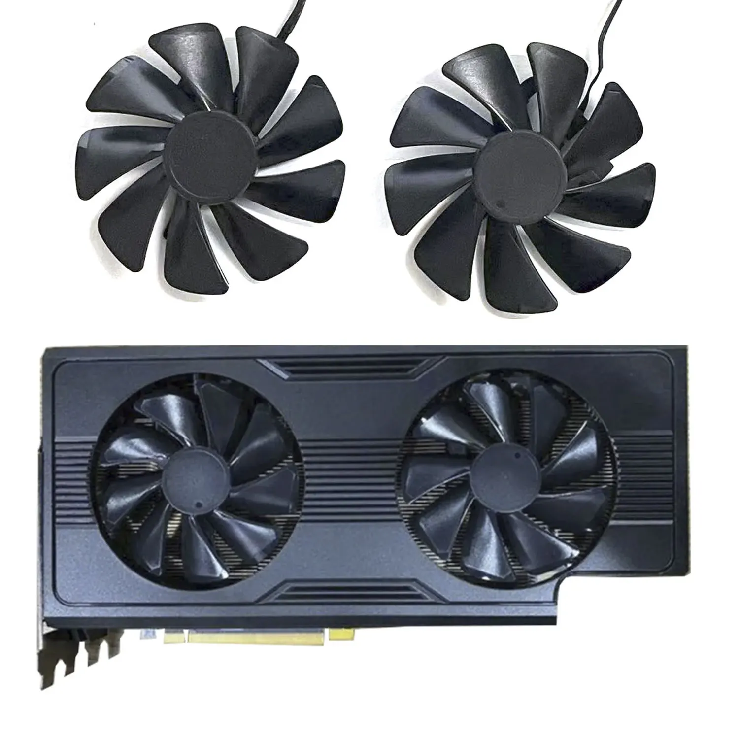 

Вентилятор для графического процессора Sapphire Radeon RX570 95 мм 4PIN FD10015M12D DC 12 В 0.45A RX570