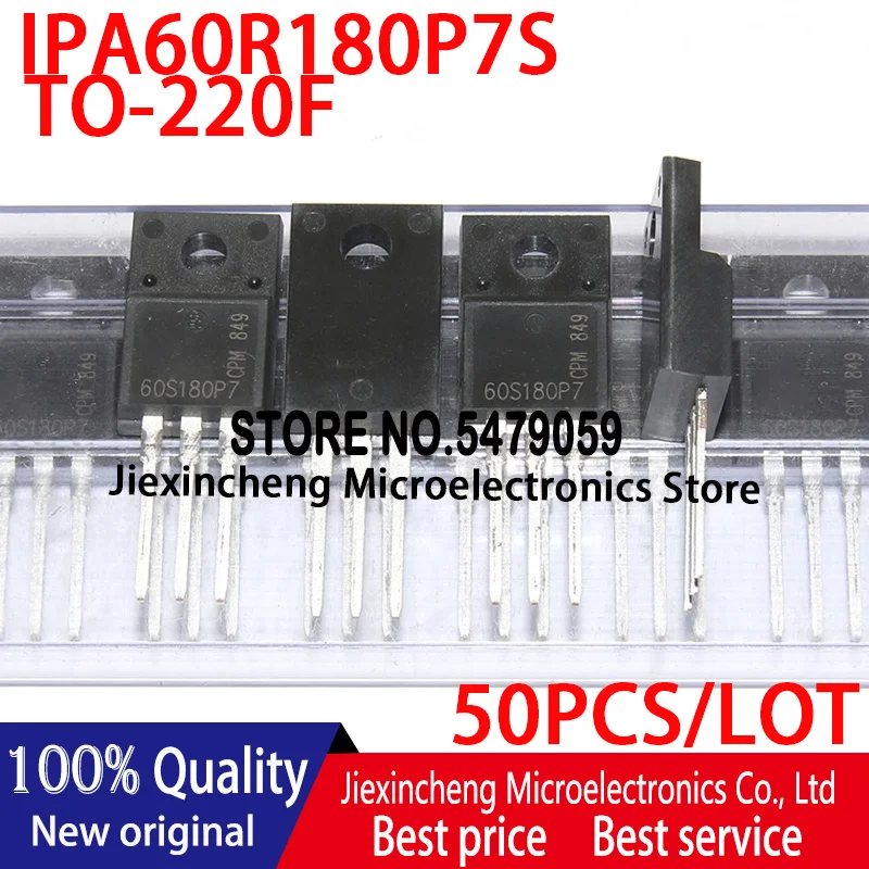 

IPA60R180P7S 60S180P7 TO-220F 18A 600V MOSFET новый оригинальный