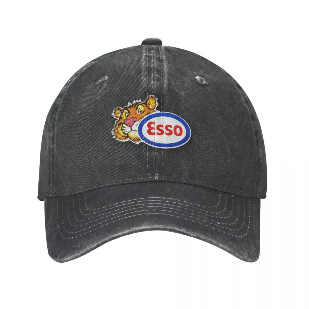

esso tiger Cap Cowboy Hat wild ball hat baseball cap |-f-| Women's golf clothing Men's