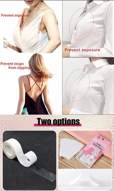 Invisible Anti-Slip Sticker Self Adhesive Safe Tape Pad Underwear  Transparent Sweatproof Durable for Shirt Collar Clothing - AliExpress