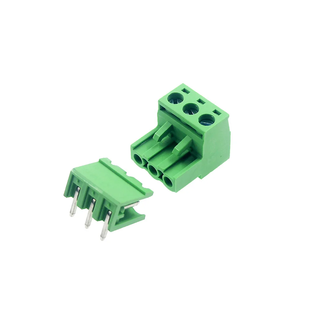 10/5 Paar Pitch 5.08Mm Klemmenblok Connector 2edg 5.08Mm 2-12 Pin Pcb Schroef Connector Klem Blok 2edg Socket Pcb Schroef