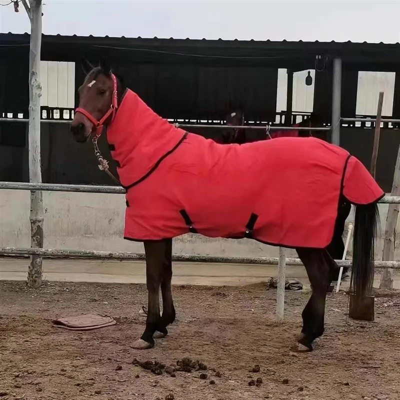 New Winter Windproof Vest With Cotton, Horse Riding Training Outfit, Cold Proof Vest With Scarf And Cotton, Cold Resistant