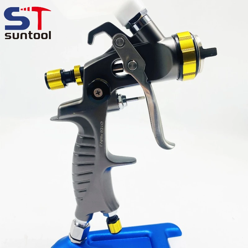 

Suntool Spray Paint Gun High Atomization 931G Aluminum Car Furniture Sprayer Industrial Paint Spray Gun Pneumatic Tool Cans