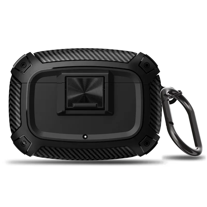 CoverJoy Carbon Fiber Shockproof Case with Safety Lock - Conjoined Body Design