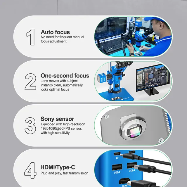 كاميرا ميكروسكوب RELIFE MC3 Pro (أوتو فوكاس) 2