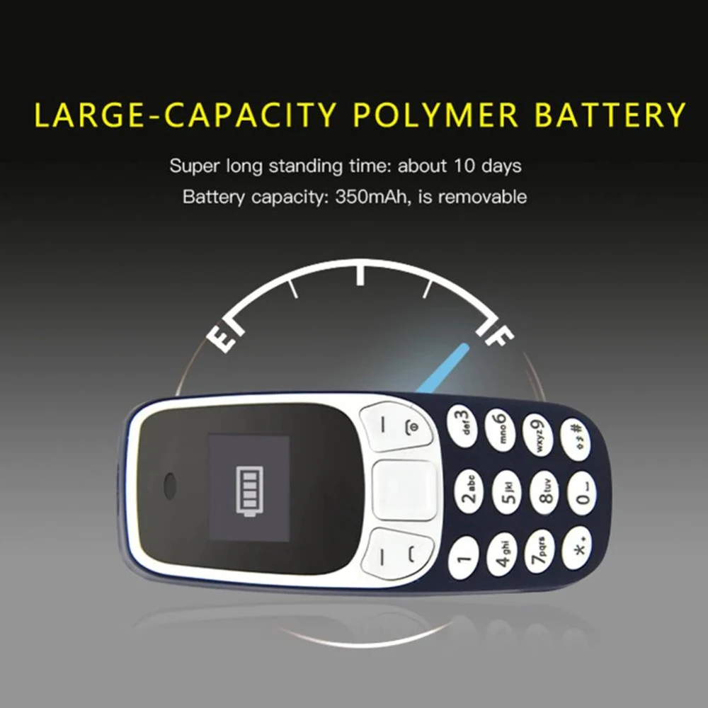 2024 L8Star Bm10 Mini Portatile Piccolo Piccolo Mini Micro Cellulare Gsm Dual Sim Supporto Wireless Bt Auricolare Vivavoce