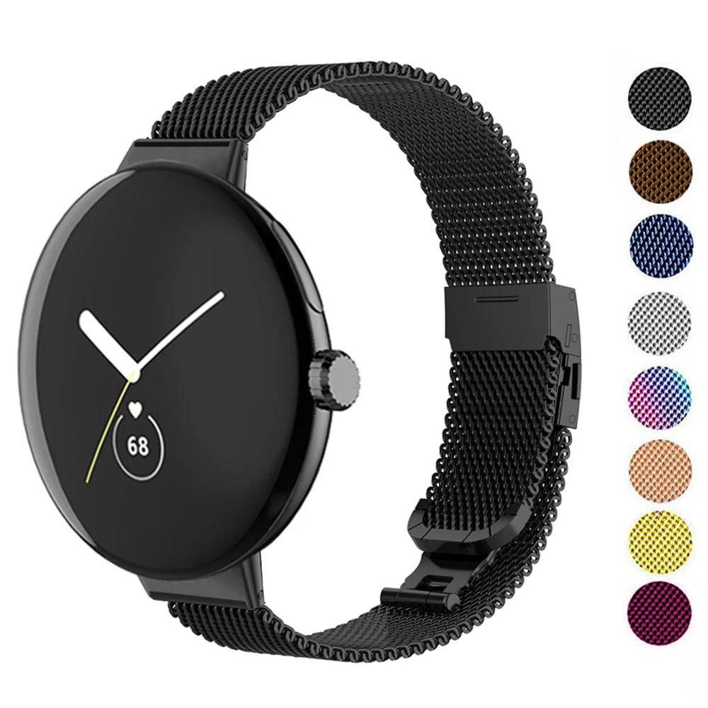 Cinturino in metallo per Google Pixel Watch Sport Band per Pixel Watch Strap Smartwatch Bracciale Bracciale Donna Uomo_voghion.com