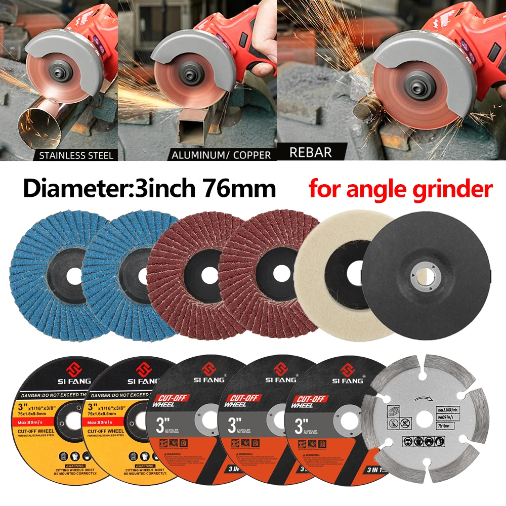 Premium 76mm Wood Cutting Disc for Circular Saw - Ideal for Precise Woodworking and Metal Cutting
