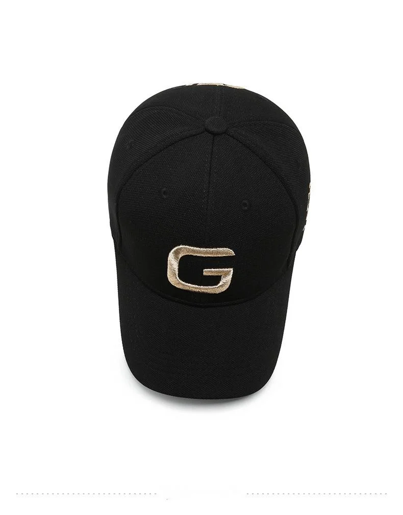 Baseball Cap Mat Gëllene Ananas-stéckerei Fir Dammen An Hären_voghion.com