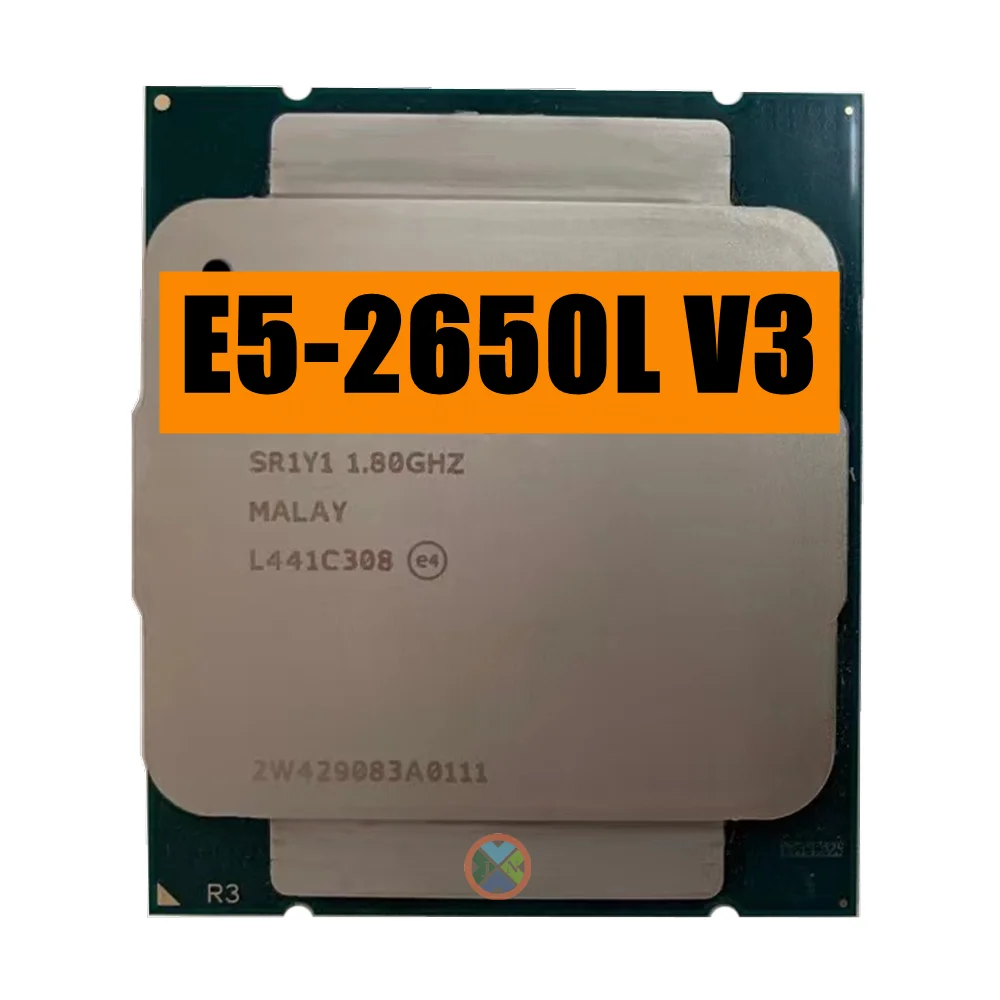 Xeon Processor E5-2650LV3 OEM Version 1.8GHz 12-Core 65W 30M E5 2650LV3 Desktop CPU E5 2650L V3 free shipping