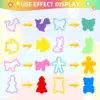 Children DIY Plasticine Mold Modeling Clay Accessories Play Dough Tool Kit Plastic Set Knife Mold Kids Educational Toys Gifts 6