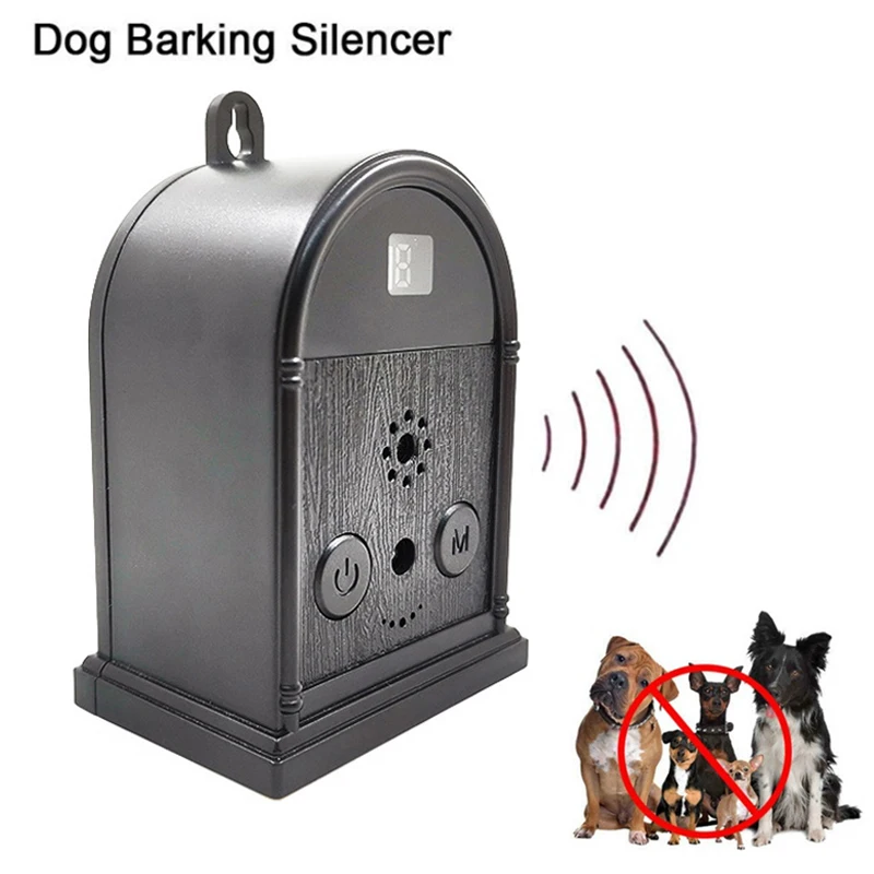超音波犬のリペラアンチ吠えるデバイス犬吠えるコントロールデバイス停止吠える犬デバイス屋外樹皮抑止力サイレンサー AliExpress