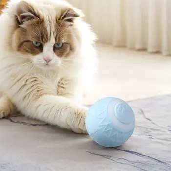 1-6pcs Automatic Rolling Ball Interactive Cat Toy Ball Smart Electric Cat Ball Toys Training Cat Simulated Rat Pet Supplies ﻿ 2