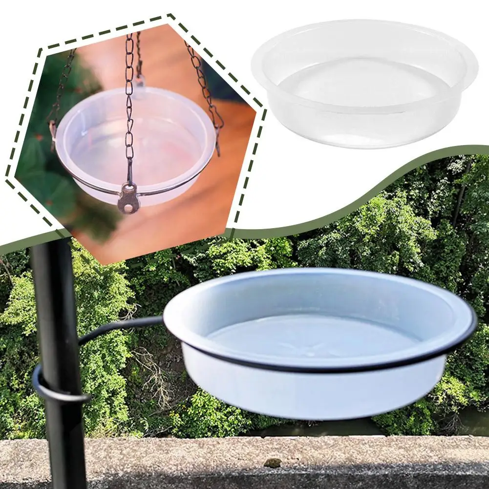 Outdoor Garden Hummingbird Water Dish Tray Replacement Plastic Birdbath Bowl For Wild Bird Feeding Station Drinker bird bath,bird water drinker