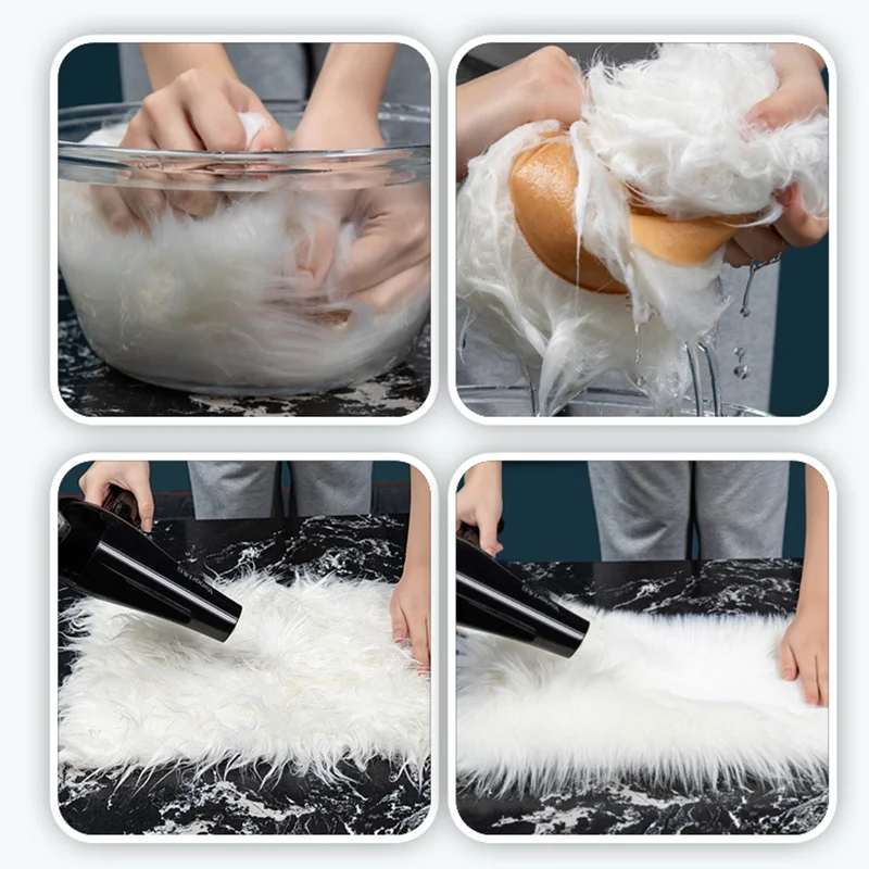 Imitation Sheepskin Carpet For Living Room Faux Fur Sofa Cushion Luxurious Plush Area Rug Warm Fluffy Foot Mat Kids Bedside Rugs 6