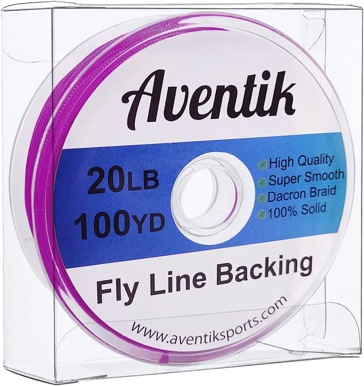 Aventik 100YD/91M Dacron Braided Fly Fishing Backing Line For Trout Fishing  20LB/30LB