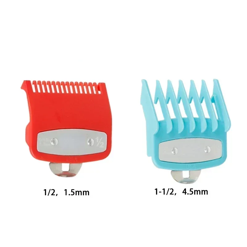 2pcs/lot Hair Clipper Guide Comb Cutting Limit Combs Standard Guards Attach Parts Electric Clippers Accessories 1.5mm + 4.5mm 3