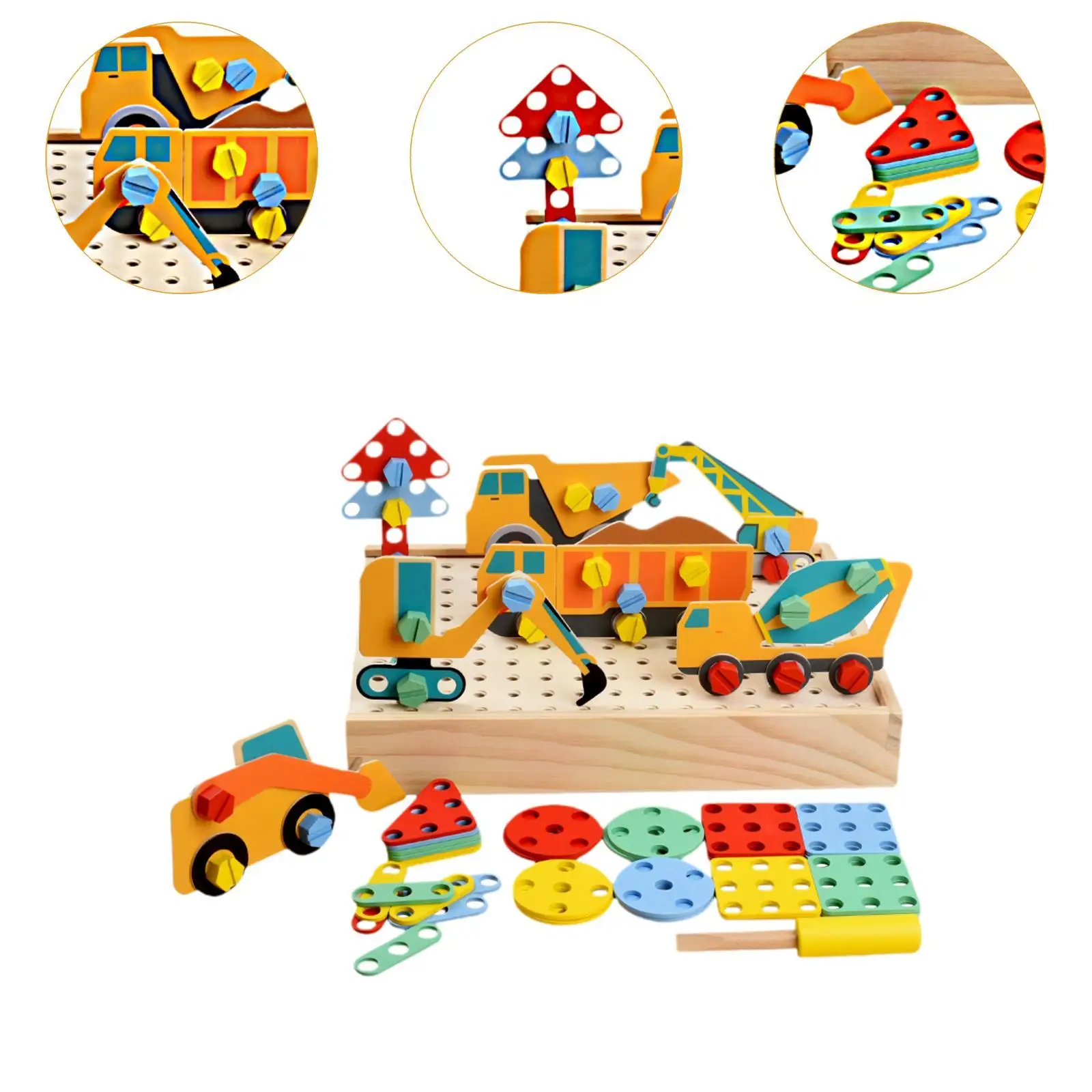Screw Toy Developmental Play Toolbox for Kids for Boys Girls Children Kids