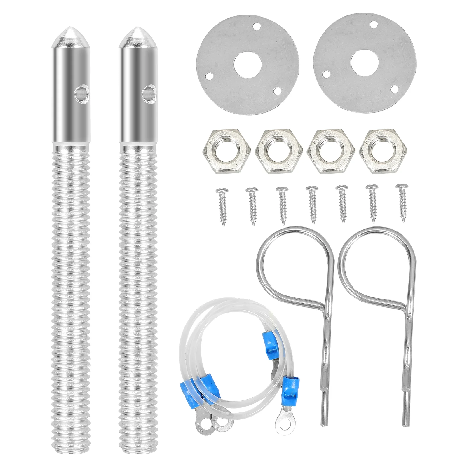 

Car Modification Accessories Automobile Hood Pins Fastener Mods Quick Release Bumper Aluminum Alloy Latches Push Button