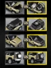 CCA Assembly Model Kit 1/36 Dodge Hellcat 1/43 Ford Mustang Land Rover Suzuki Jimny Toy Car Diecast Alloy Collection Kid Gift 6