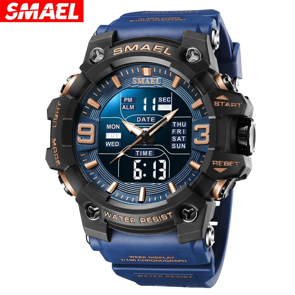 

SMAEL Sports Waterproof Electronic Watch Student Watch 8049 Men's Watch Multi functional