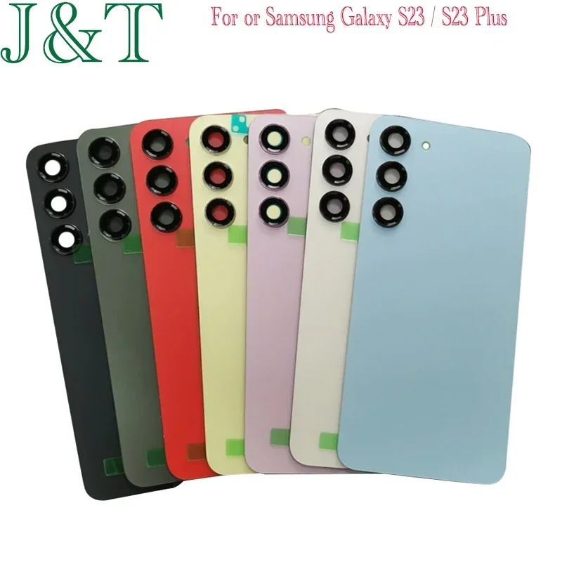 Glass Phone Back Cover For Samsung Galaxy S23 with Camera