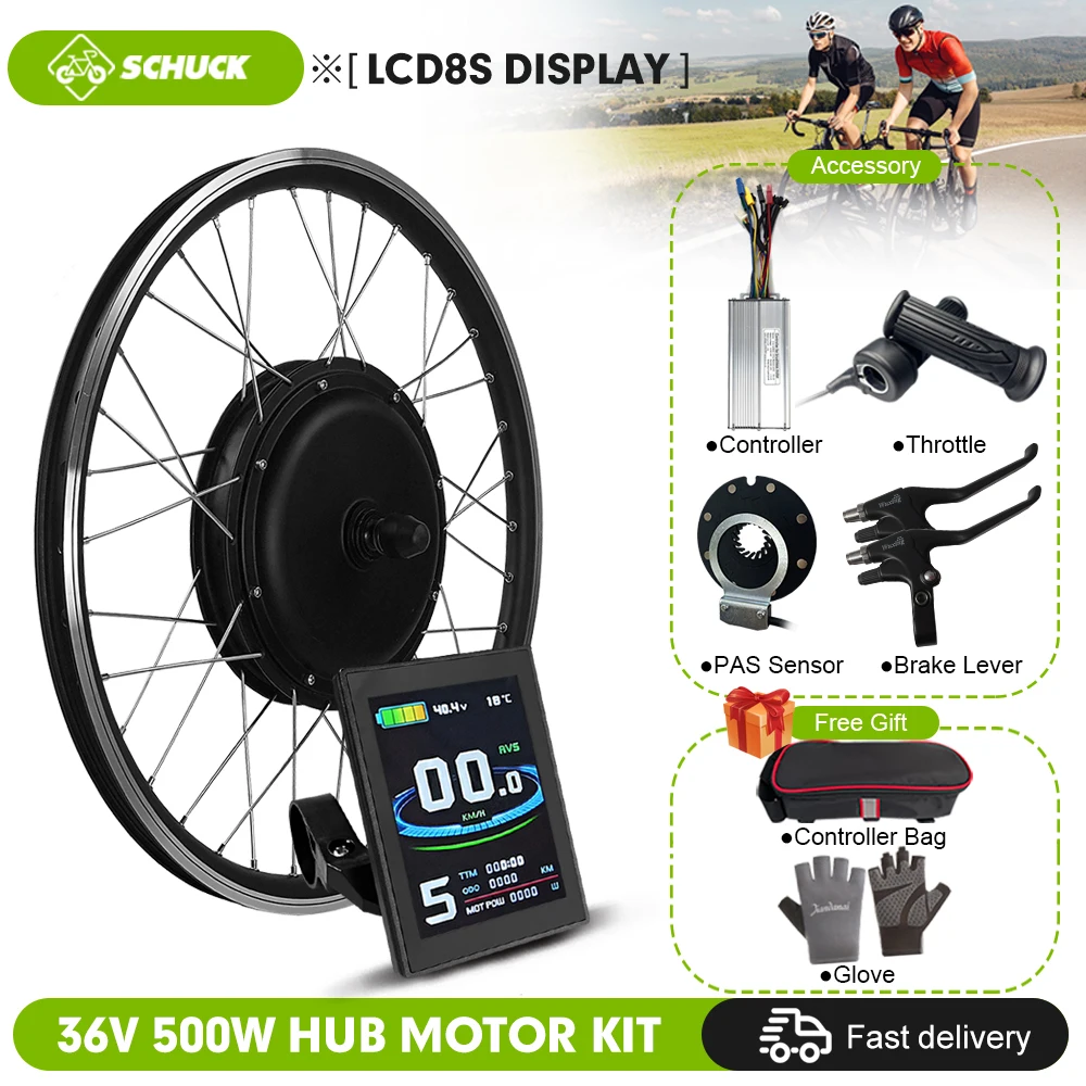Moteur sans balais dans le moyeu de la roue arrière du vélo électrique, sans engrenage, 48V, 1000/1500W, 20/26 pouces  18