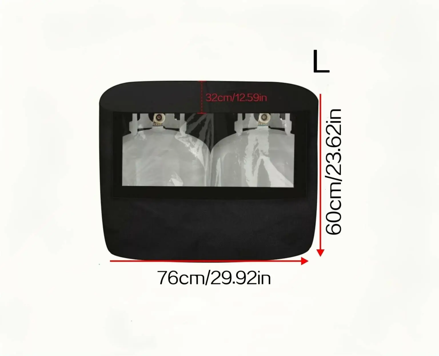 Water Tank Dust Bag RV Propane Tank Cover RV Accessories Cover 20 lb Water Blackout Storage Bag