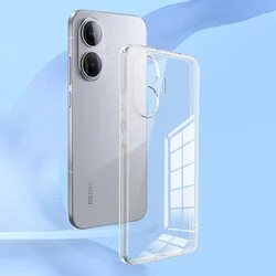 Custodia per telefono ultra sottile, protettiva a 360° e trasparente - Retro in silicone morbido trasparente