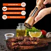 Manual Salt and Pepper Grinder Solid Wood Adjustable Coarseness Large Capacity Multi-purpose Spices Grinder Kitchen Cooking Tool 2