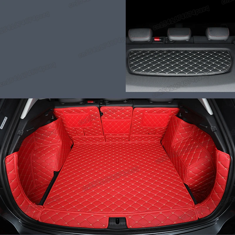 TAAN Custom Car Heck Kofferraum Matte für Audi A8 2018 2019, Cargo Liner Kofferraummatte  Kunstleder Teppiche Matte,Red: : Auto & Motorrad