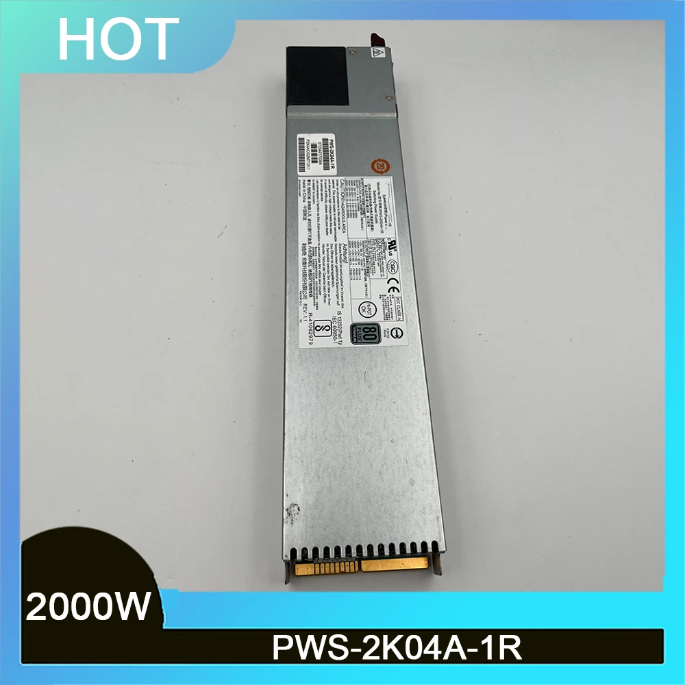 For Supermicro PWS 2K04A 1R 2000W Server Power Supply 100 Test Work Good