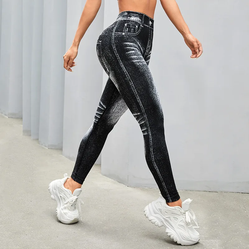 Yoga Sporty Leggings For Women Fitness Women's Leggings Sports Tights Pants Sportswear Woman Gym Trousers Yoga Workout Clothes 5
