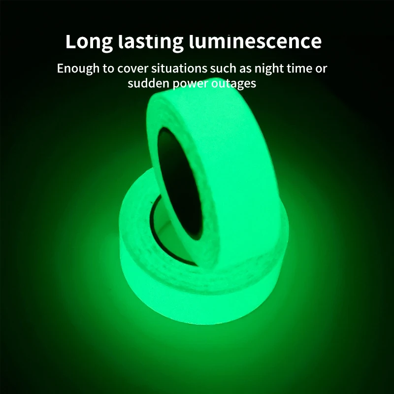 Luminous Tape Green Warning Ground Light Storage Stair Stage Stair Safety Warning Tape Reflective Fluorescent