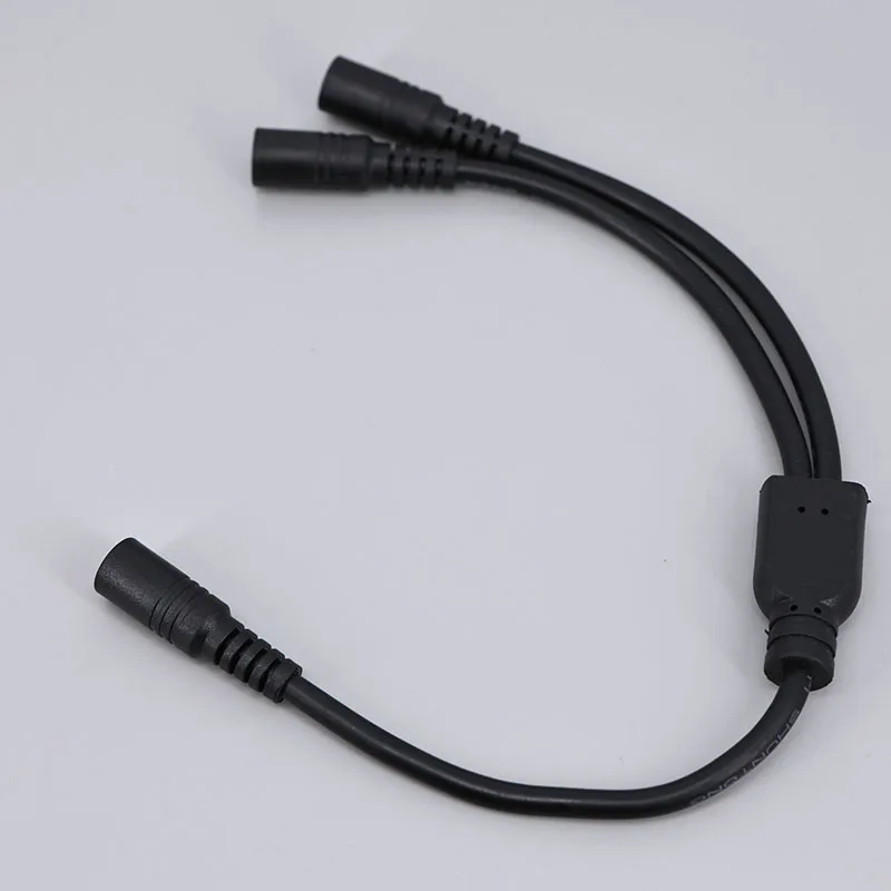 40cm 5.5x2.5mm 18awg 10A 5V-36V 2웨이 1개의 남성 커넥터를 2개의 남성/여성 커넥터로 연결하는 DC 전원 공급 어댑터 케이블 5.5x2.5 분배기 커넥터 플러그 A7