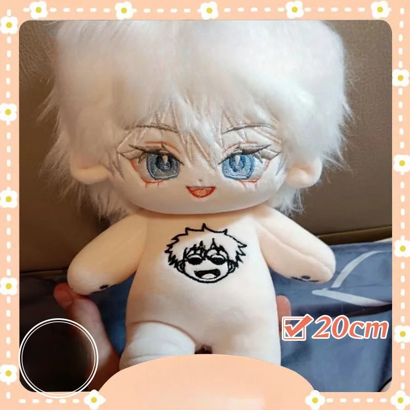 

New Jujutsu Kaisen Satoru Gojo Plush Doll 20cm Animation Peripheral Cute Cartoon Cotton Doll Kawaii Birthday Gift for Friends