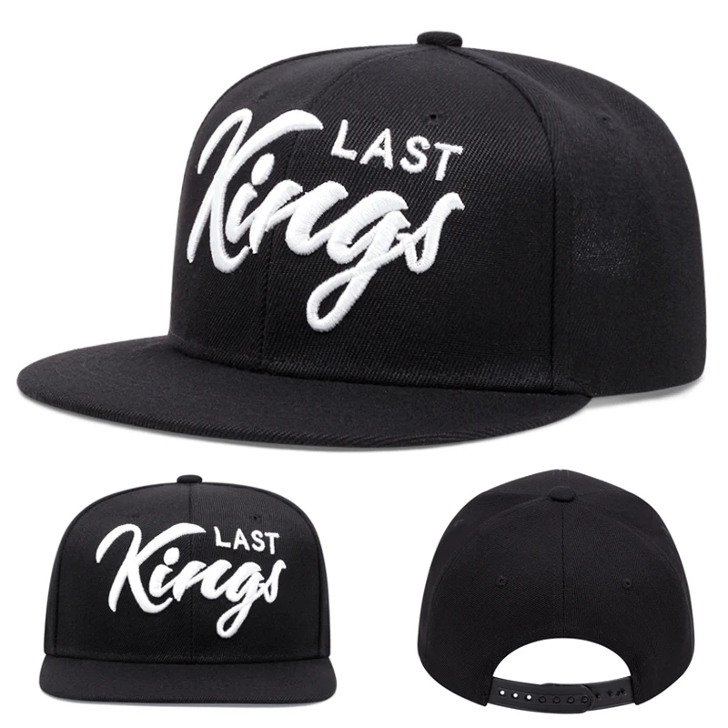 Kings Last Fashion Letter Embroidered Button Adjustable Men's and Women's Korean Hip Hop Sunshade Baseball Hat