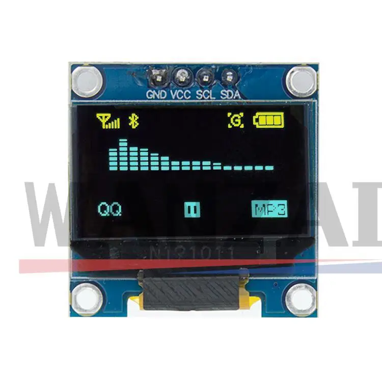 Original 0,96" OLED SPI/IIC I2C weiß/blau/gelb blau 0,96 Zoll OLED Modul 128X64 OLED LCD LED Display Modul für ARDUINO – Detail 13