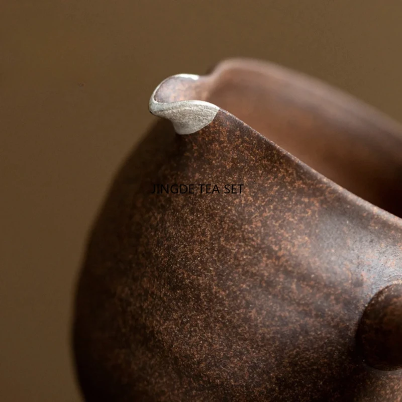 150ml Japanese style rough pottery simple luxury creative ceramic handmade tea sea justice cup