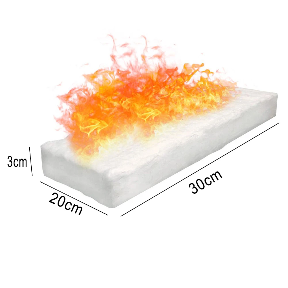Ceramic Fiber Blanket Ceramic Sponge For Bioethanol Fireplace Resistant Insulation Cotton Firplace Firebox Safety Bio Fire 1pcs ceramic insulation blanket ethanol fireplace accessories