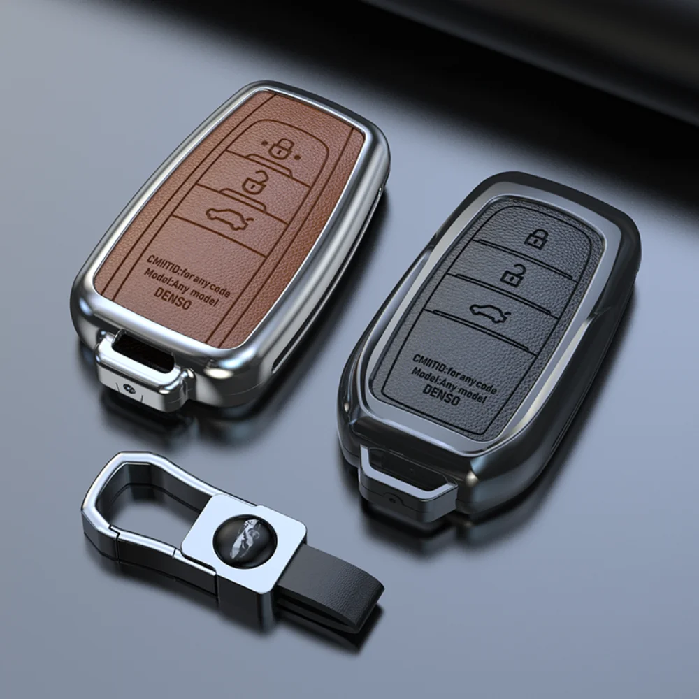 

Car Key cover Case Shell Fob For Toyota Auris Avensis Aygo Crown Corolla Prius Camry CHR RAV4 Altis Land Cruiser Prado Keyless