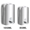 850ML/1050ML Stainless steel Wall Mount Soap Dispenser Bathroom Liquid Soap Detergent Shower Gel Storage Bottle Toilet Kitchen 1