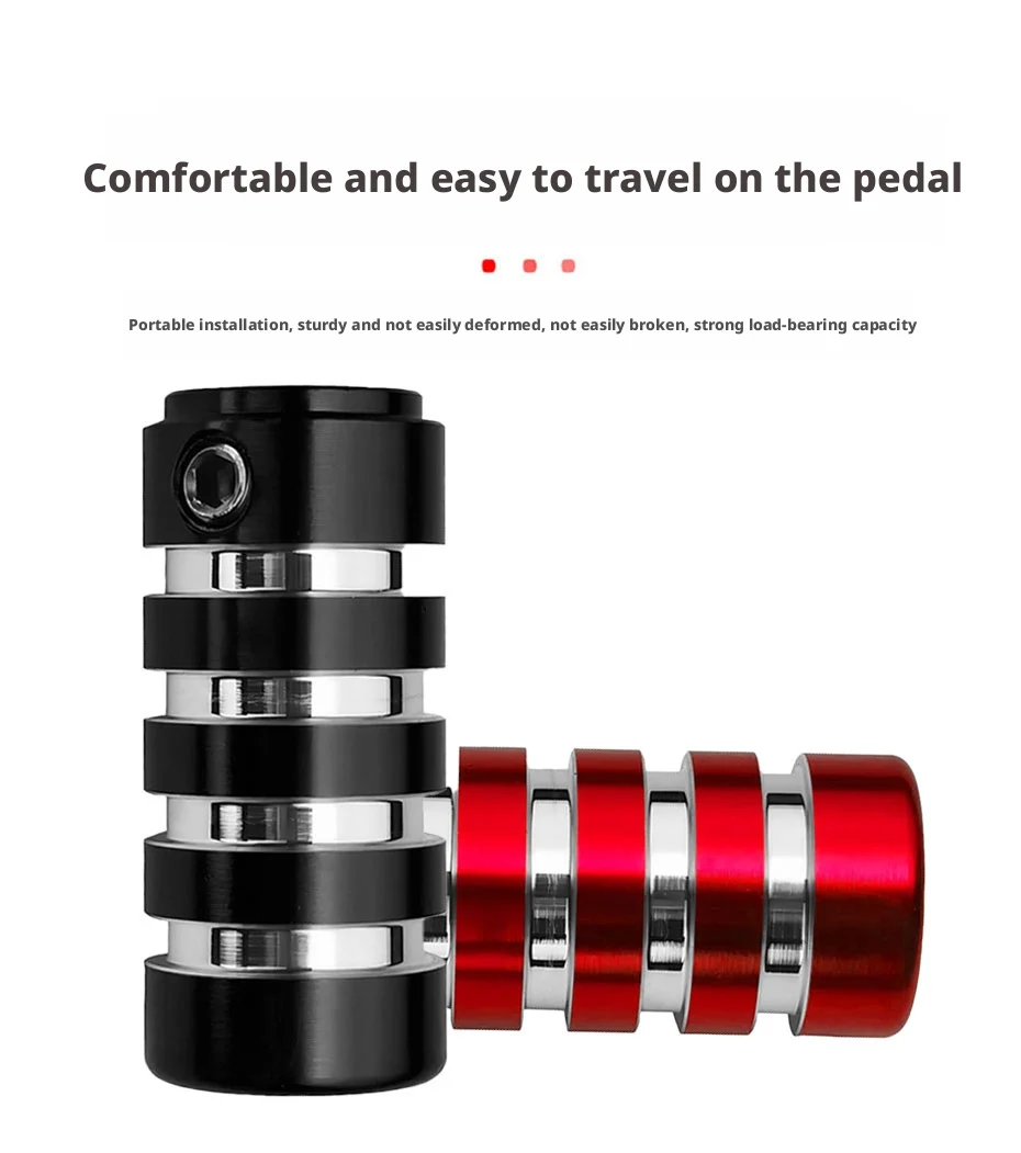 SEAMETAL Motorrad-Schalthebelabdeckung CNC Aluminium Rutschfester Schalthebelschutz Pedale Universal Passend Zubehör – Detail 1