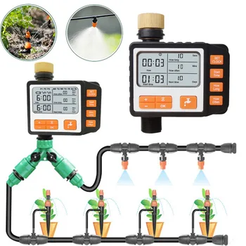 Garden Watering Timer LED Large Screen Display Programmable Watering Irrigation Timer Save Water Water Hose Timer for Household 2