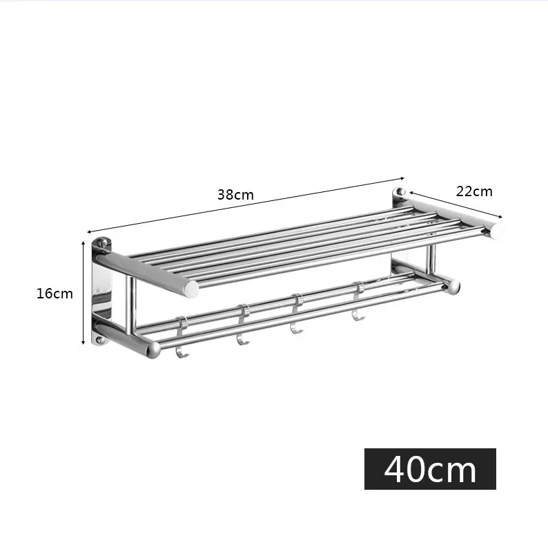 Porte-serviettes en acier inoxydable pour la cuisine, étagère de rangement murale, porte-serviettes pour la maison et l'hôtel, T1