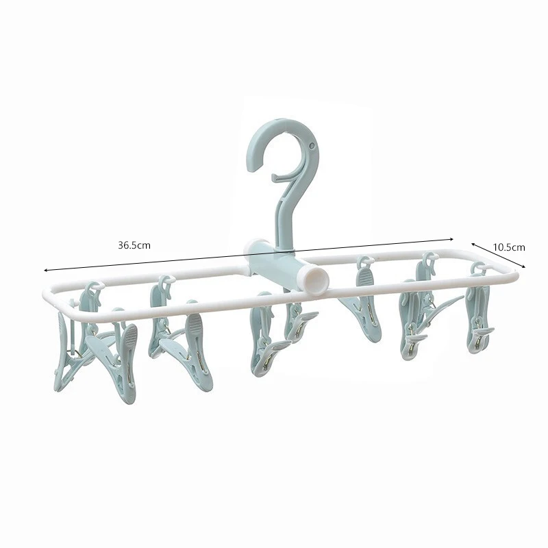 Sock Drying Clip 12 Multifunctional Cloth Hanger Household Drying